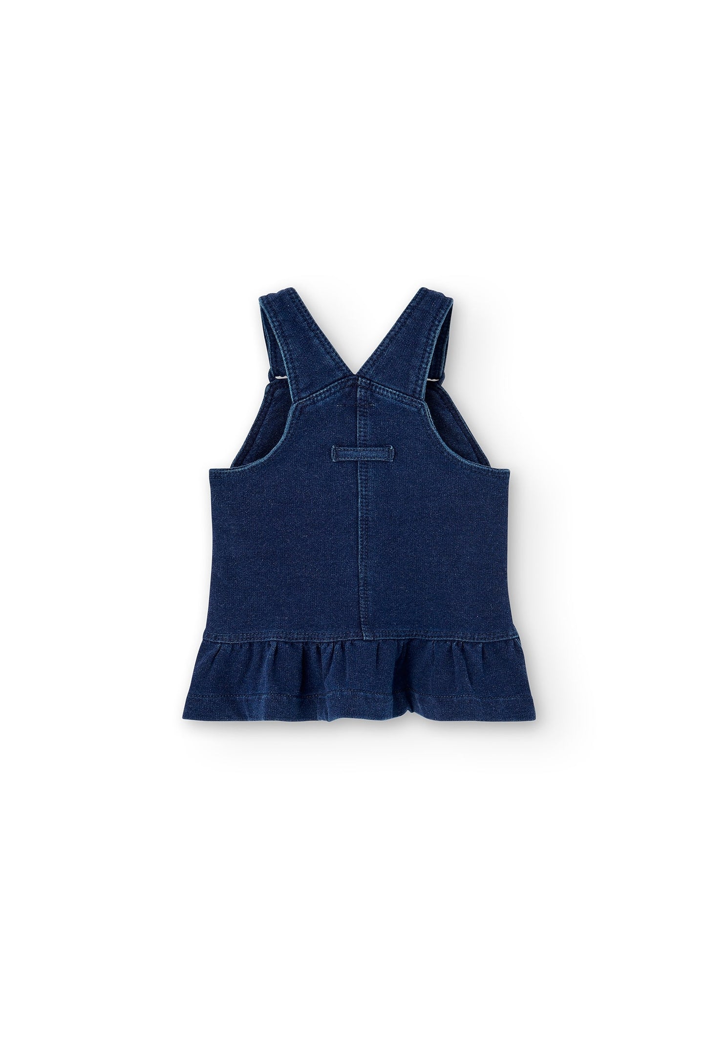 Boboli Baby Knit Shirt&Overalls Set _Navy 135032-9889