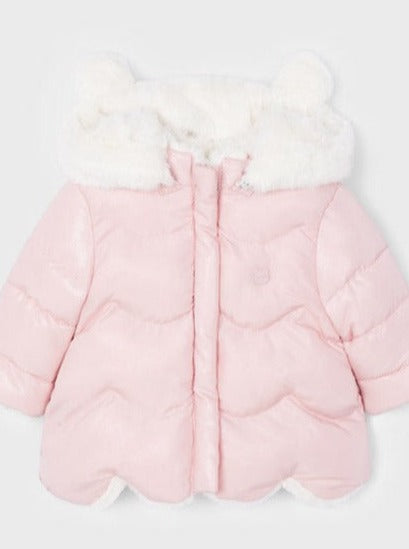 Mayoral Baby Reversible Faux Fur Jacket _Rose 2498-045