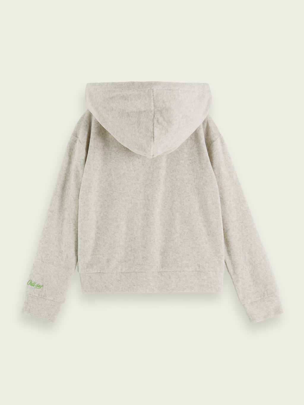 Scotch & Soda Hoodie w/Overlapping Front _Grey 170746 - 0606 - NorthGirls
