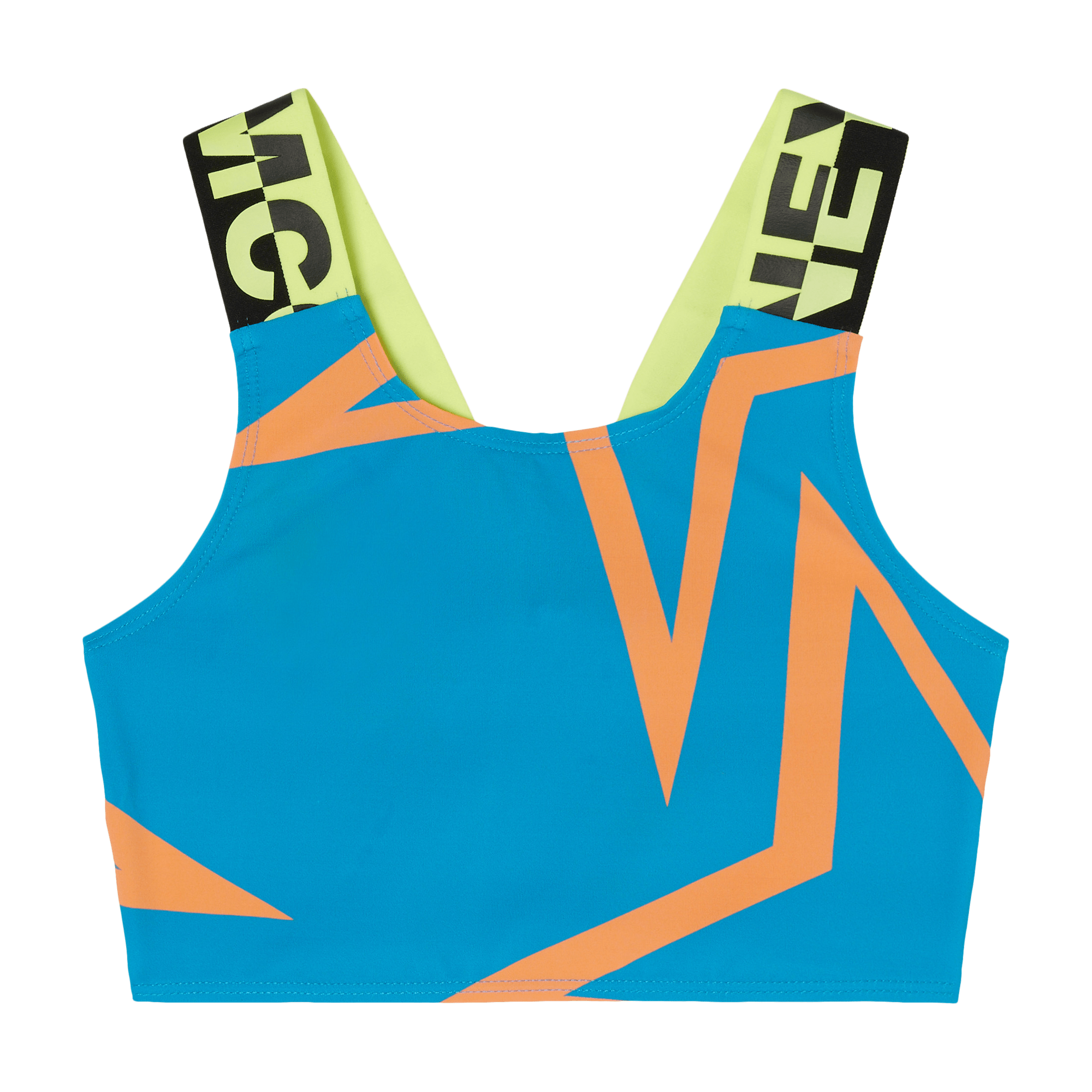 Stella McCartney Star Sport Crop Top_ Bright Blue 8Q8AR2Z0157 - 617AR - NorthGirls