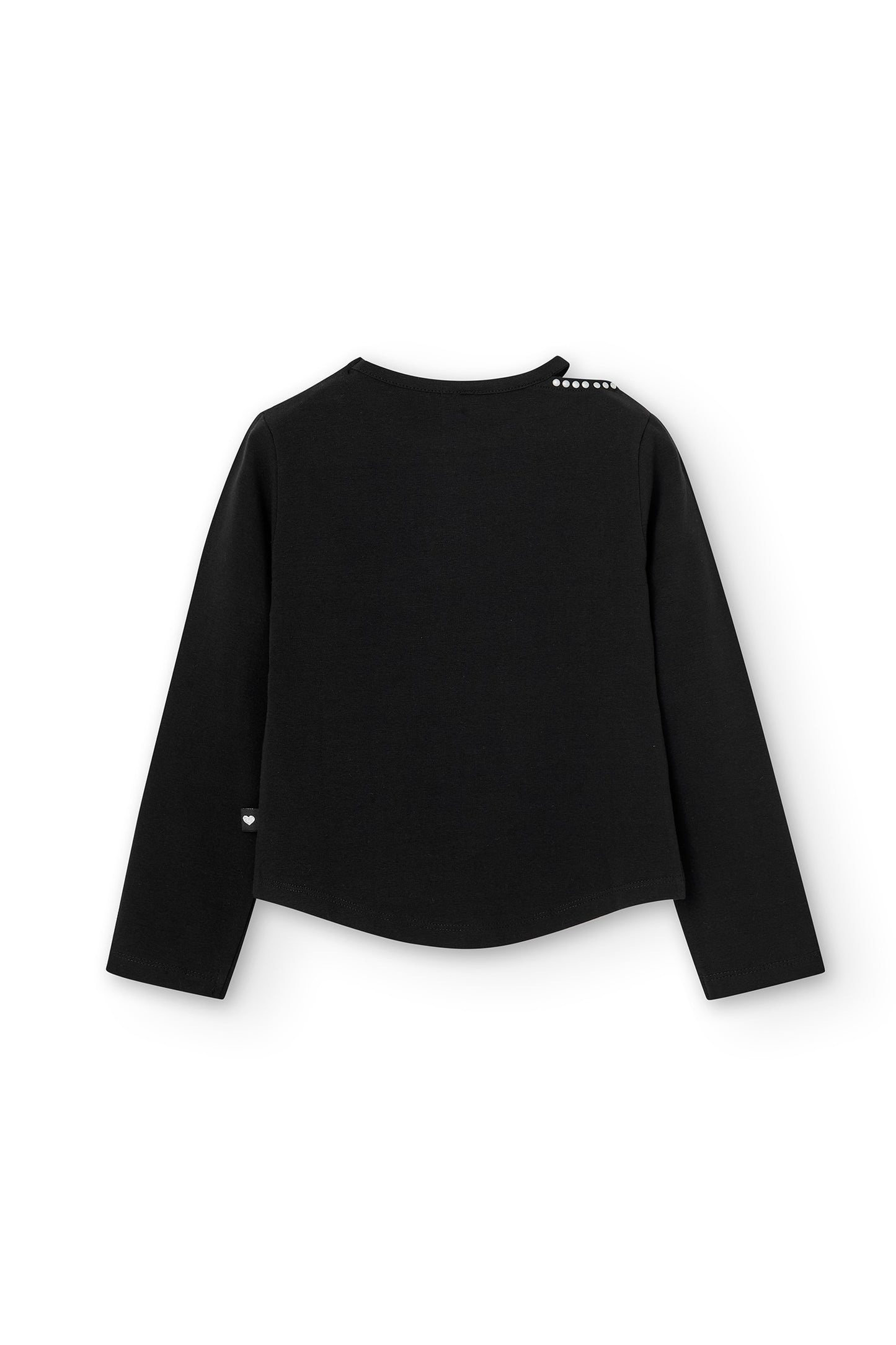 Boboli L/S Knit Shirt _Black 725486-890