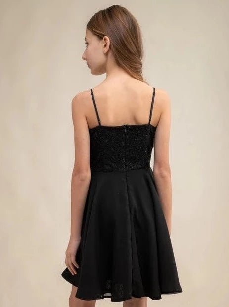 UDT ABBI Sequin & Lace Chiffon Dress _T3875K - NorthGirls