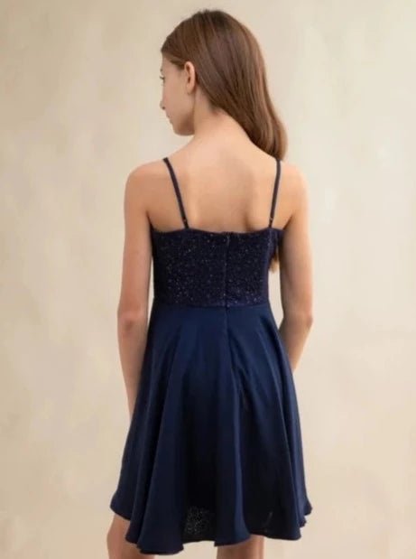 UDT ABBI Sequin & Lace Chiffon Dress _T3875K - NorthGirls