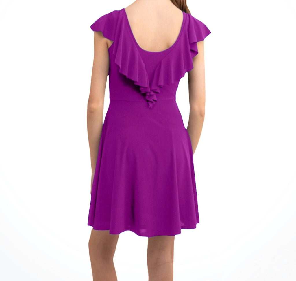 UDT LEAH Ruffle Dress _T3756K - NorthGirls