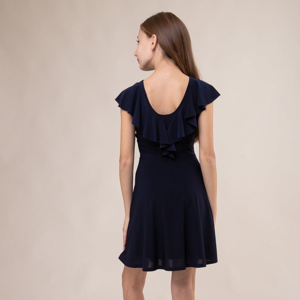 UDT LEAH Ruffle Dress _T3756K - NorthGirls