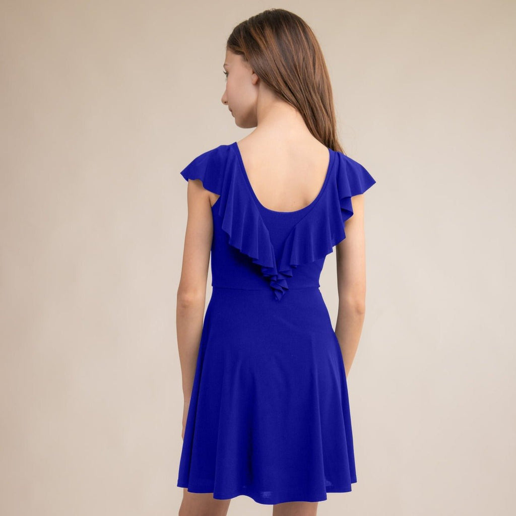 UDT LEAH Ruffle Dress _T3756K - NorthGirls