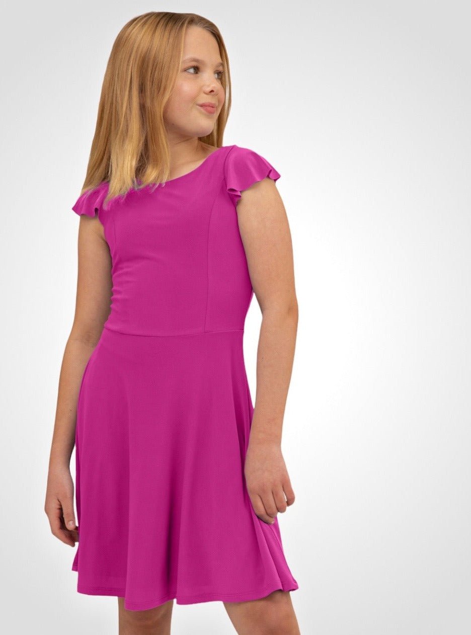 UDT LEAH Ruffle Dress _T3756K - NorthGirls