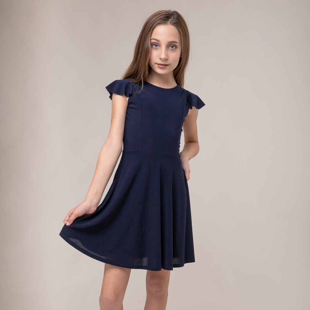 UDT LEAH Ruffle Dress _T3756K - NorthGirls