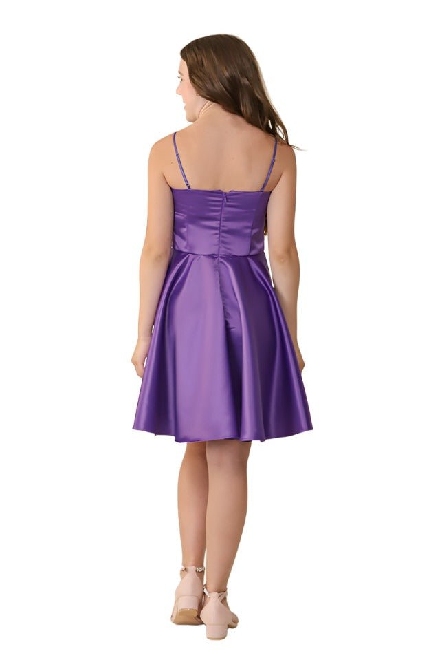 UDT REBECCA Satin Dresses _K5096 - NorthGirls