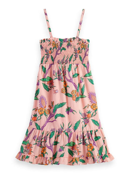 Scotch & Soda Sleeveless Dress w/Floral Print _Pink 170641-5536